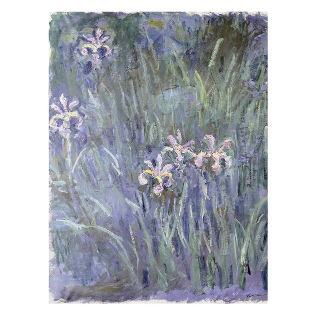 Canvastavlor blommor  Claude Monet - Iris