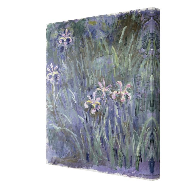 Tavlor blommor Claude Monet - Iris