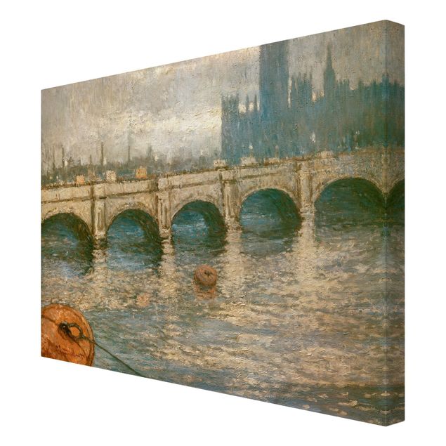 Konststilar Claude Monet - Thames Bridge And Parliament Building In London