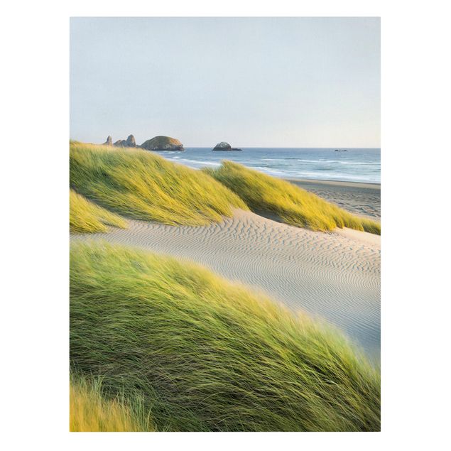 Tavlor bergen Dunes And Grasses At The Sea