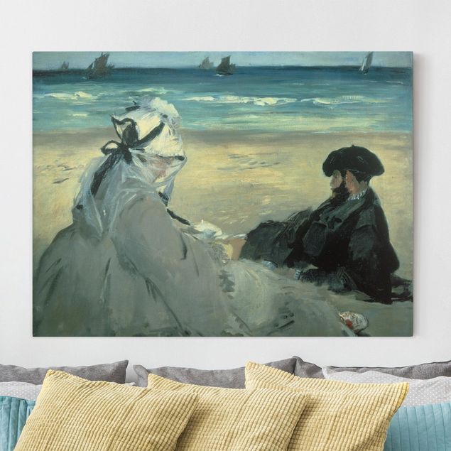 Kök dekoration Edouard Manet - On The Beach