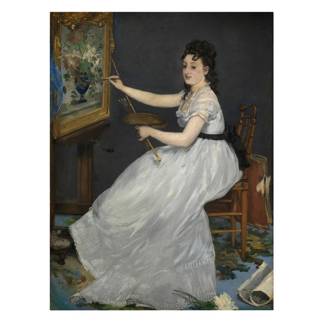 Canvastavlor konstutskrifter Edouard Manet - Eva Gonzalès
