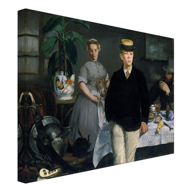 Konstutskrifter Edouard Manet - Luncheon In The Studio