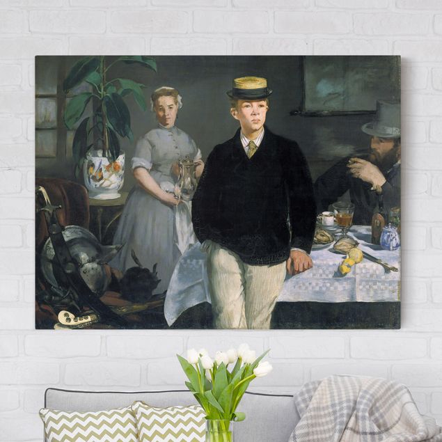 Kök dekoration Edouard Manet - Luncheon In The Studio