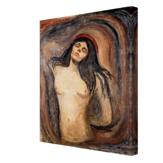 Tavlor naken och erotik Edvard Munch - Madonna