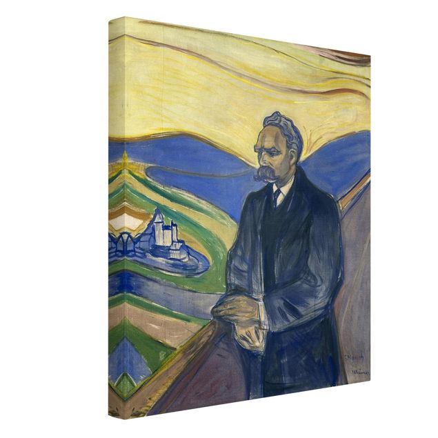 Konstutskrifter Edvard Munch - Portrait of Friedrich Nietzsche