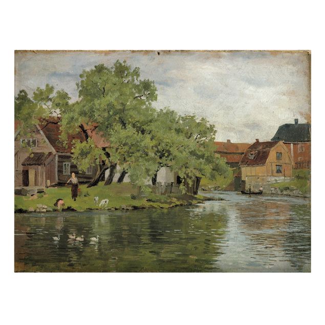 Konststilar Edvard Munch - Scene On River Akerselven