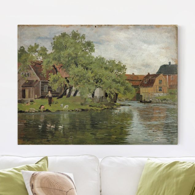 Konststilar Expressionism Edvard Munch - Scene On River Akerselven