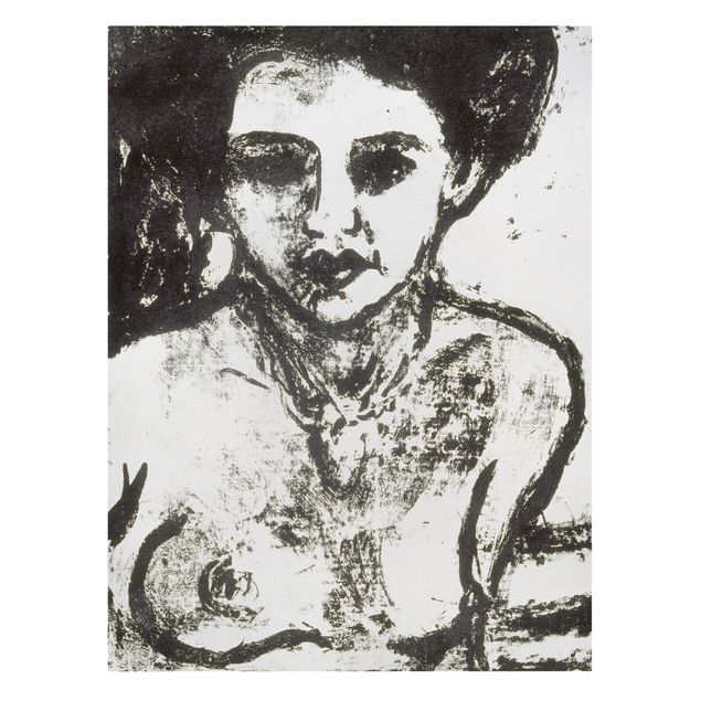 Canvastavlor konstutskrifter Ernst Ludwig Kirchner - Artist's Child