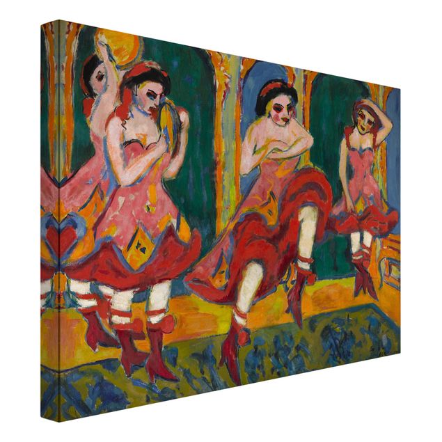 Canvastavlor konstutskrifter Ernst Ludwig Kirchner - Czardas Dancers