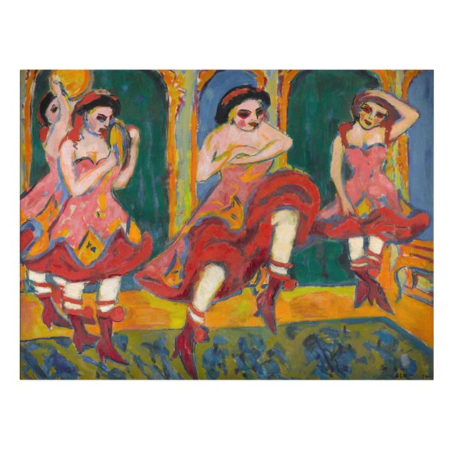 Tavlor konstutskrifter Ernst Ludwig Kirchner - Czardas Dancers