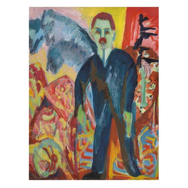 Tavlor konstutskrifter Ernst Ludwig Kirchner - The Hospital Attendant