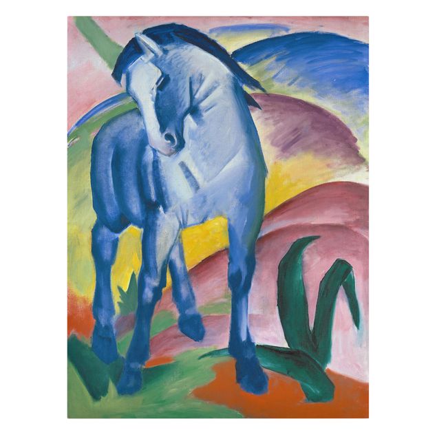 Tavlor hästar Franz Marc - Blue Horse I