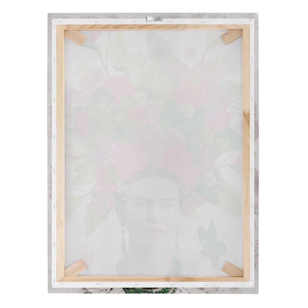 Tavlor Frida Kahlo Frida Kahlo - Flower Portrait
