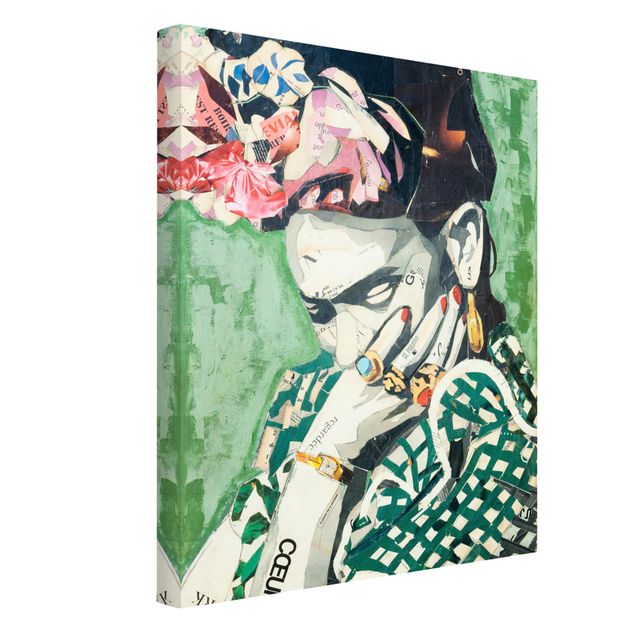 Tavlor konstutskrifter Frida Kahlo - Collage No.3