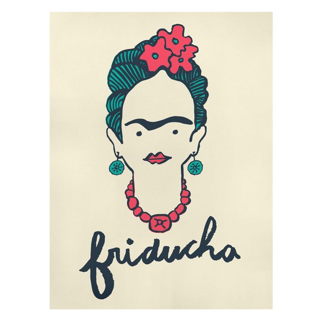Tavlor konstutskrifter Frida Kahlo - Friducha