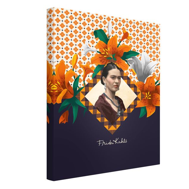 Tavlor konstutskrifter Frida Kahlo - Lilies
