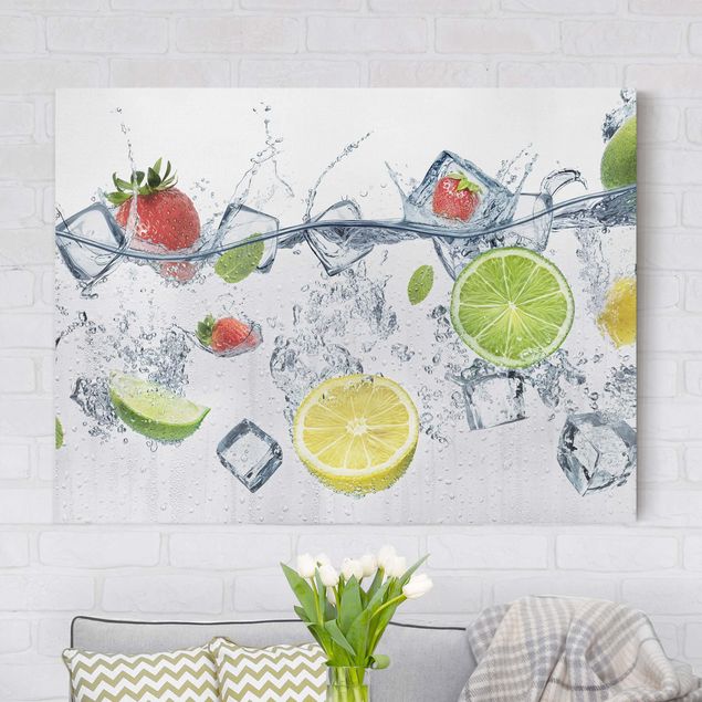 Canvastavlor grönsaker och frukt Fruit Cocktail