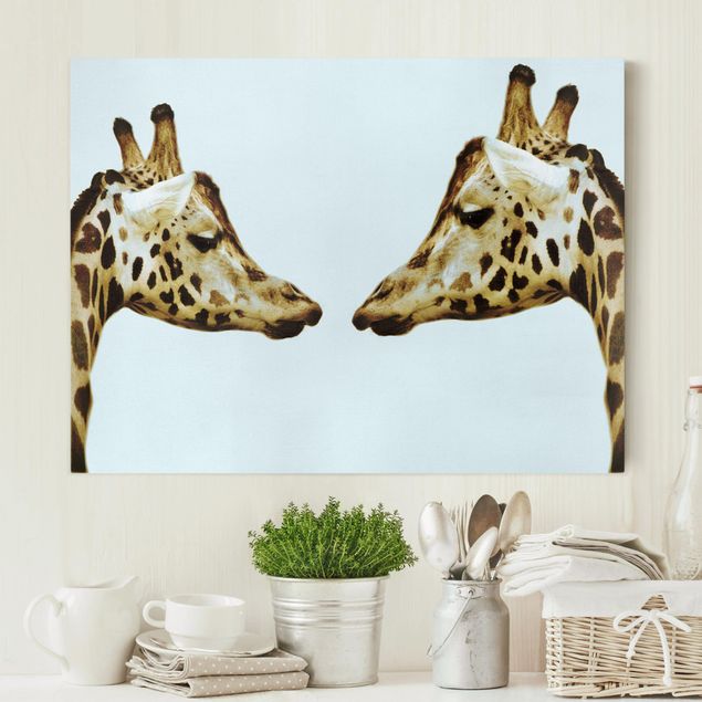Kök dekoration Giraffes In Love