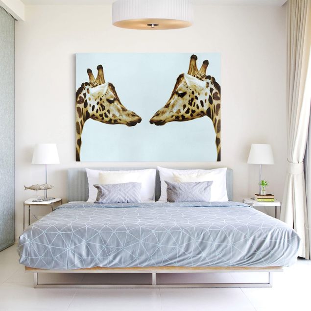 Tavlor giraffer Giraffes In Love