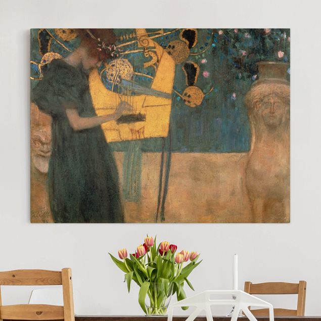 Konststilar Art Deco Gustav Klimt - Music