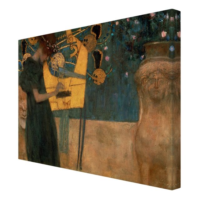 Canvastavlor konstutskrifter Gustav Klimt - Music