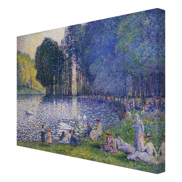 Konststilar Henri Edmond Cross - The Lake In The Bois De Boulogne