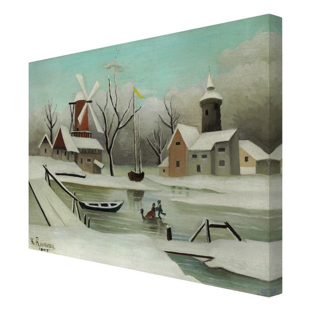 Tavlor modernt Henri Rousseau - Winter