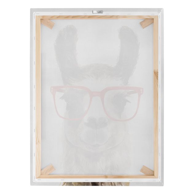 Canvastavlor Hip Lama With Glasses II
