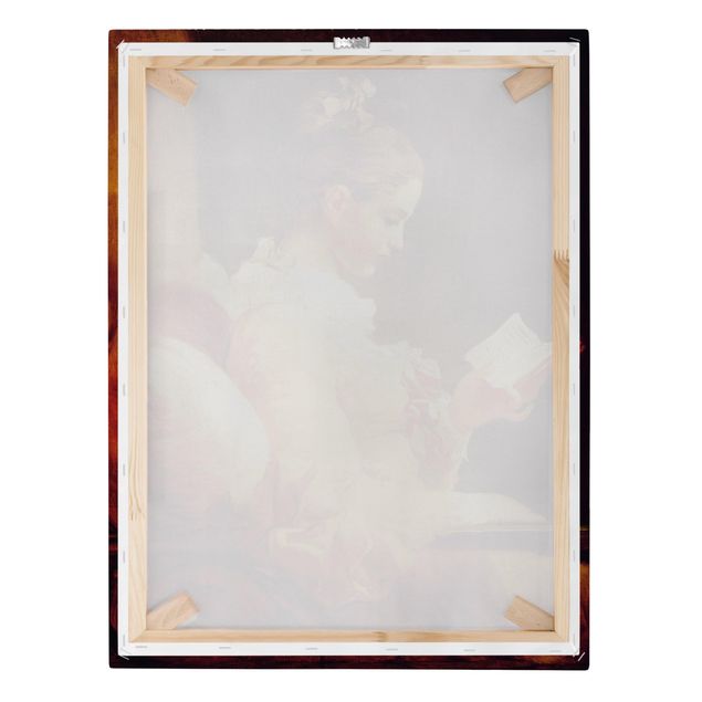 Tavlor porträtt Jean Honoré Fragonard - Young Girl Reading