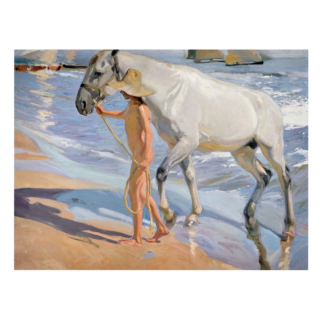 Konststilar Joaquin Sorolla - The Horse’S Bath