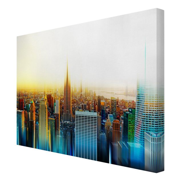Tavlor arkitektur och skyline Manhattan Abstract