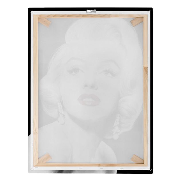 Canvastavlor Marilyn With Earrings