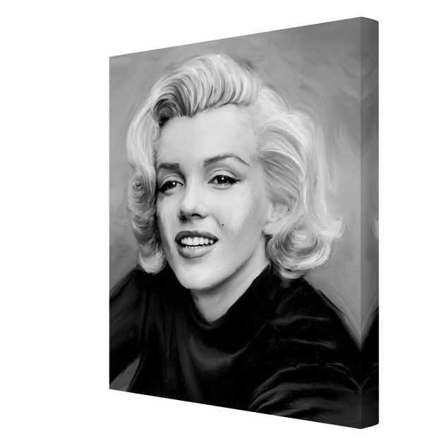 Tavlor svart och vitt Marilyn In Private
