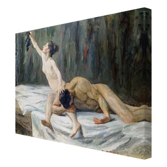 Tavlor naken och erotik Max Liebermann - Samson And Delilah