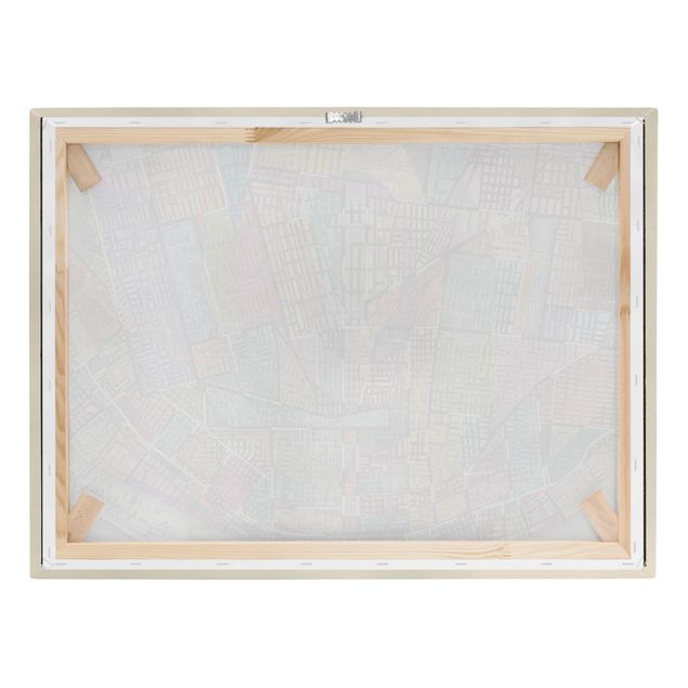 Canvastavlor Modern Map Of St. Louis