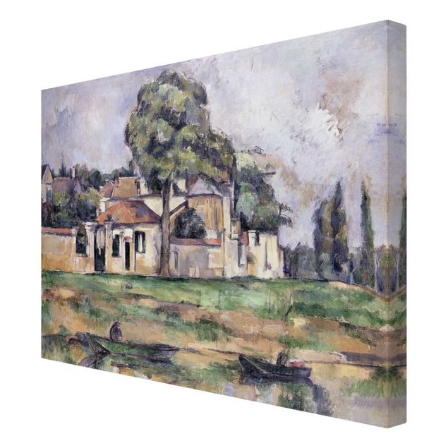 Canvastavlor Arkitektur och Skyline Paul Cézanne - Banks Of The Marne