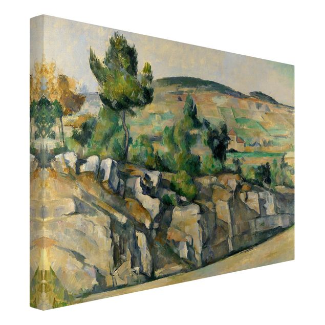 Konstutskrifter Paul Cézanne - Hillside In Provence
