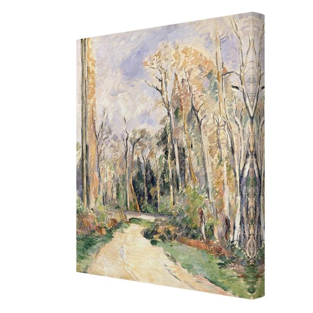 Tavlor träd Paul Cézanne - Path at the Entrance to the Forest