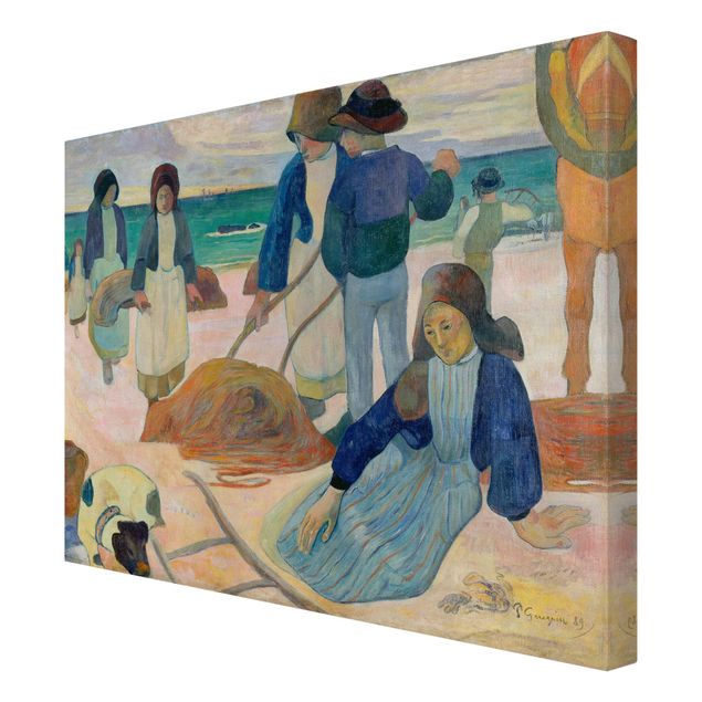 Canvastavlor konstutskrifter Paul Gauguin - The Kelp Gatherers (Ii)