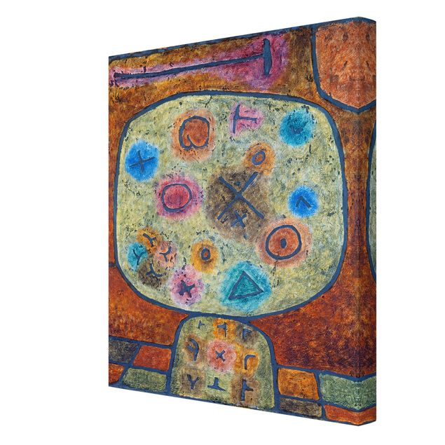 Canvastavlor abstrakt Paul Klee - Flowers in Stone