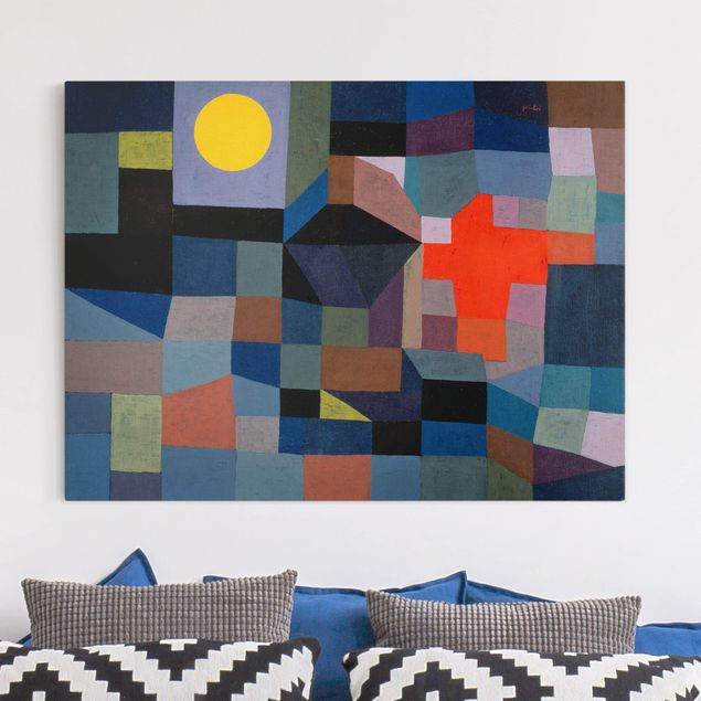 Kök dekoration Paul Klee - Fire At Full Moon