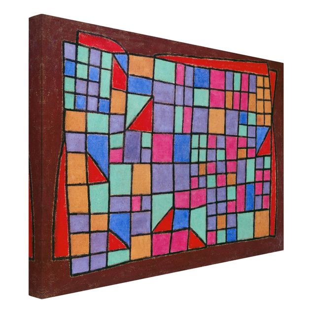 Canvastavlor konstutskrifter Paul Klee - Glass Facade