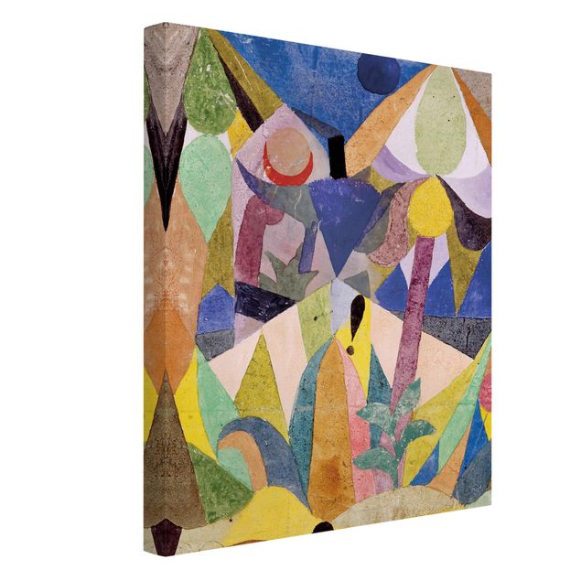 Tavlor landskap Paul Klee - Mild tropical Landscape