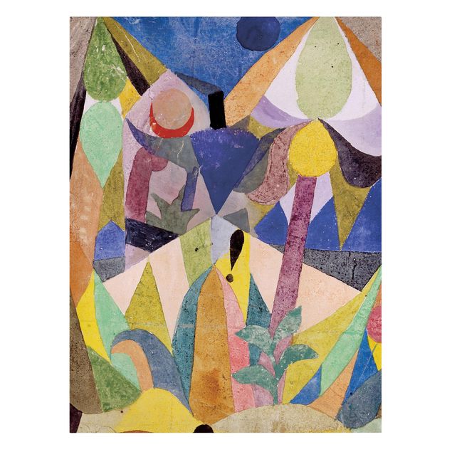 Canvastavlor Arkitektur och Skyline Paul Klee - Mild tropical Landscape