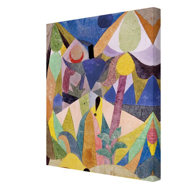 Tavlor arkitektur och skyline Paul Klee - Mild tropical Landscape