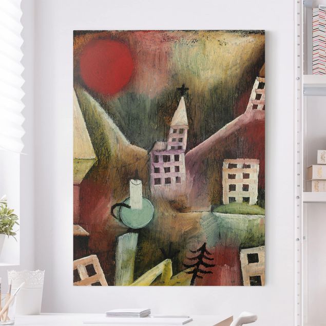 Kök dekoration Paul Klee - Destroyed Village