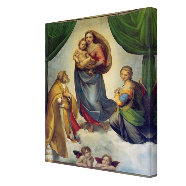 Tavlor konstutskrifter Raffael - The Sistine Madonna