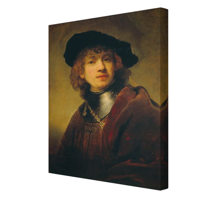 Canvastavlor konstutskrifter Rembrandt van Rijn - Self-Portrait