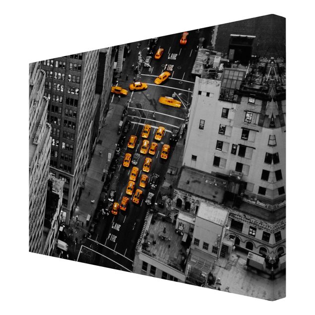 Tavlor arkitektur och skyline Taxi Lights Manhattan